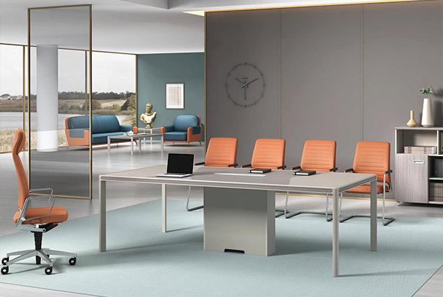 簡約現代會議桌-14