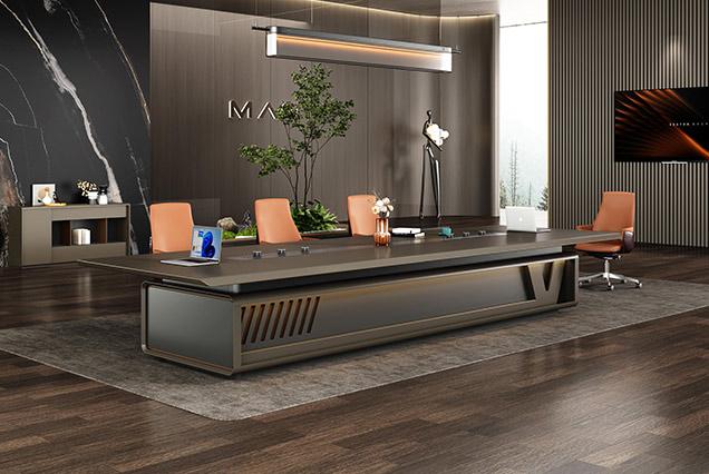 簡約現代會議桌-3