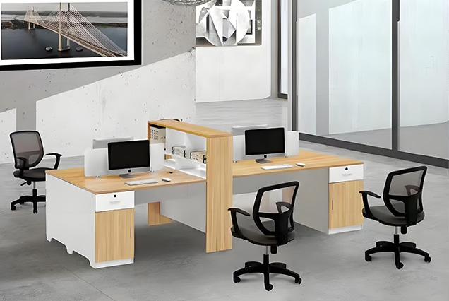 簡約現(xiàn)代職員桌-5