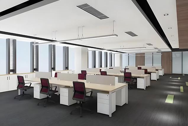 簡約現(xiàn)代職員桌-9