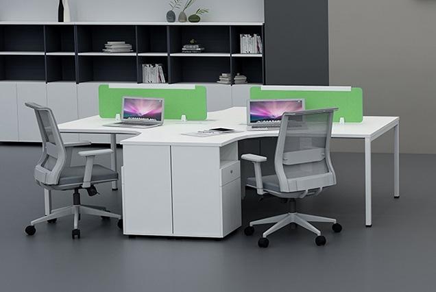 簡約現(xiàn)代職員桌-2