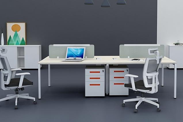 簡約現(xiàn)代職員桌-3